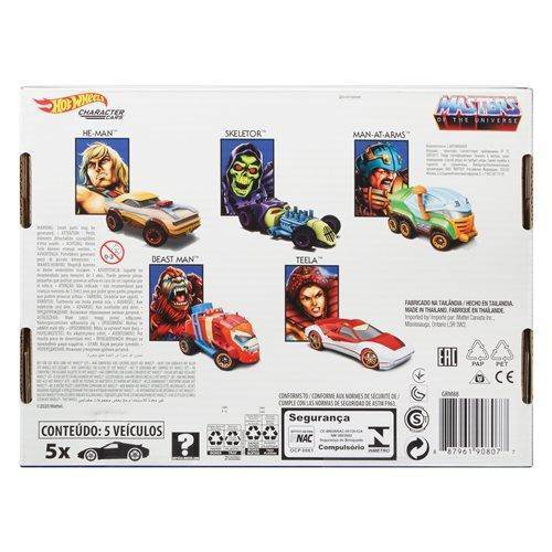 Masters of the Universe Hot Wheels Character Car 5-Pack