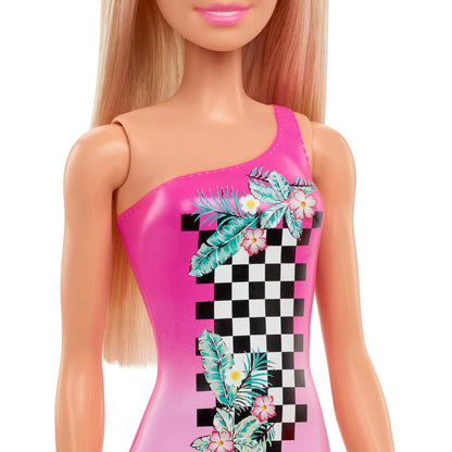 Barbie Beach Doll Blonde Hair with Pink Suit