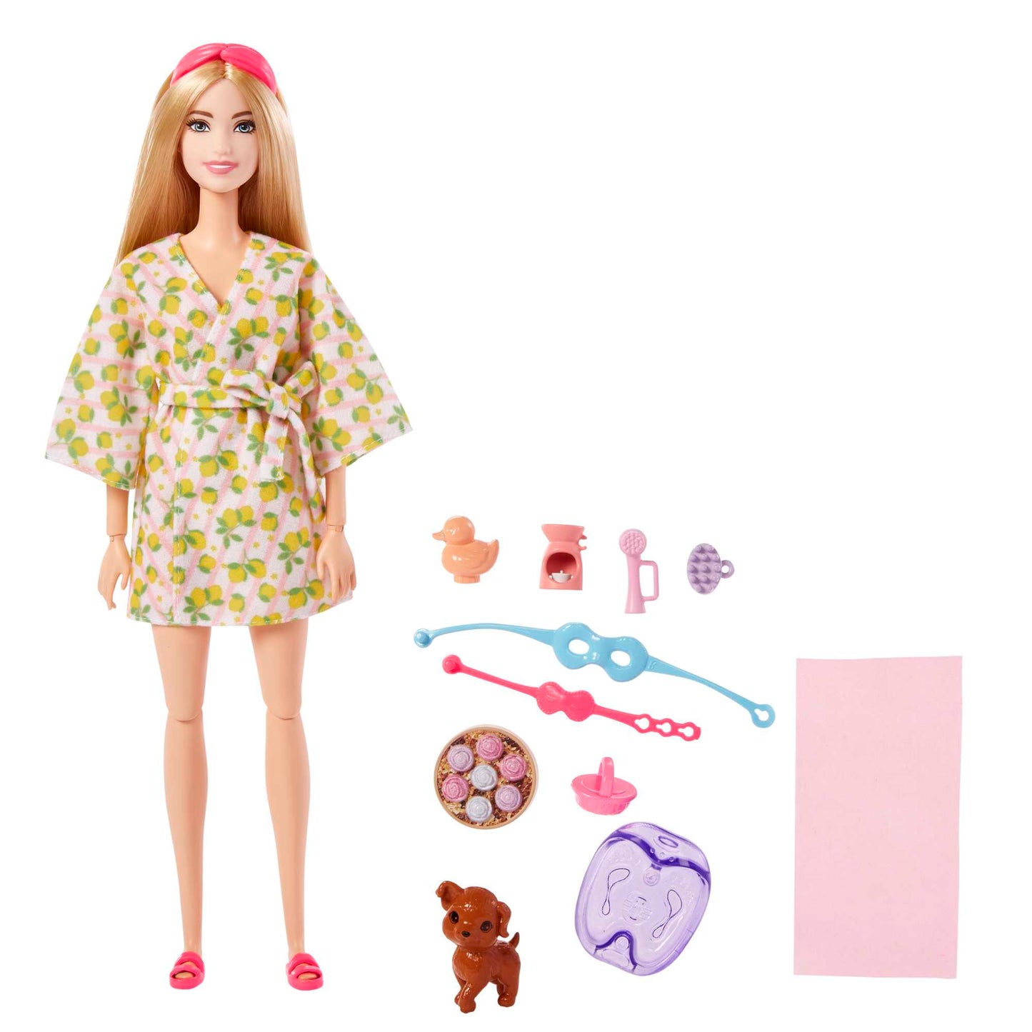 Barbie Doll With Puppy, Kids Toys, Self-Care Spa Day