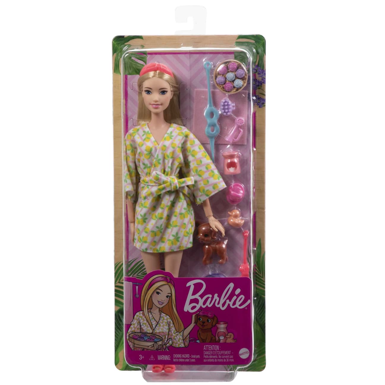 Barbie Doll With Puppy, Kids Toys, Self-Care Spa Day