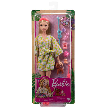 Barbie Doll With Puppy, Kids Toys, Self-Care Spa Day