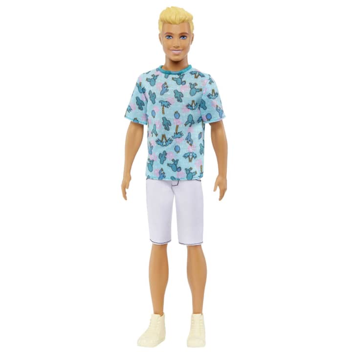 Barbie Ken Fashionistas Doll #211 with Blond Hair And Cactus Tee