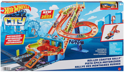 Hot Wheels City Roller Coaster Rally Playset
