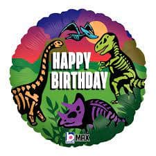 18" Jurassic Birthday Foil Balloon