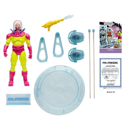 McFarlane Toys DC Multiverse Mr. Freeze Black Light Gold Label 7-Inch Scale Action Figure - Entertainment Earth Exclusive