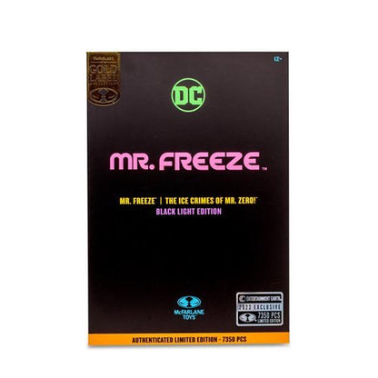 McFarlane Toys DC Multiverse Mr. Freeze Black Light Gold Label 7-Inch Scale Action Figure - Entertainment Earth Exclusive