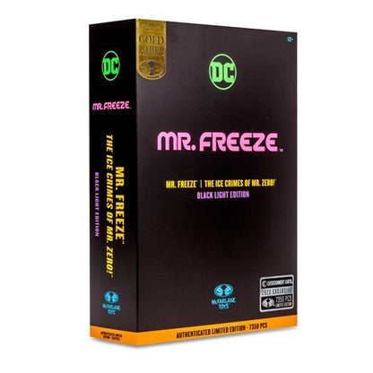 McFarlane Toys DC Multiverse Mr. Freeze Black Light Gold Label 7-Inch Scale Action Figure - Entertainment Earth Exclusive