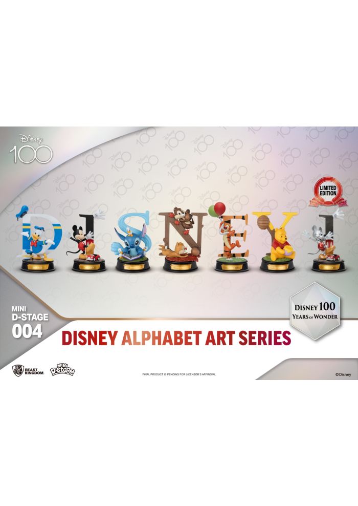Disney 100 Years of Wonder, Disney Alphabet Art Series Blind Box