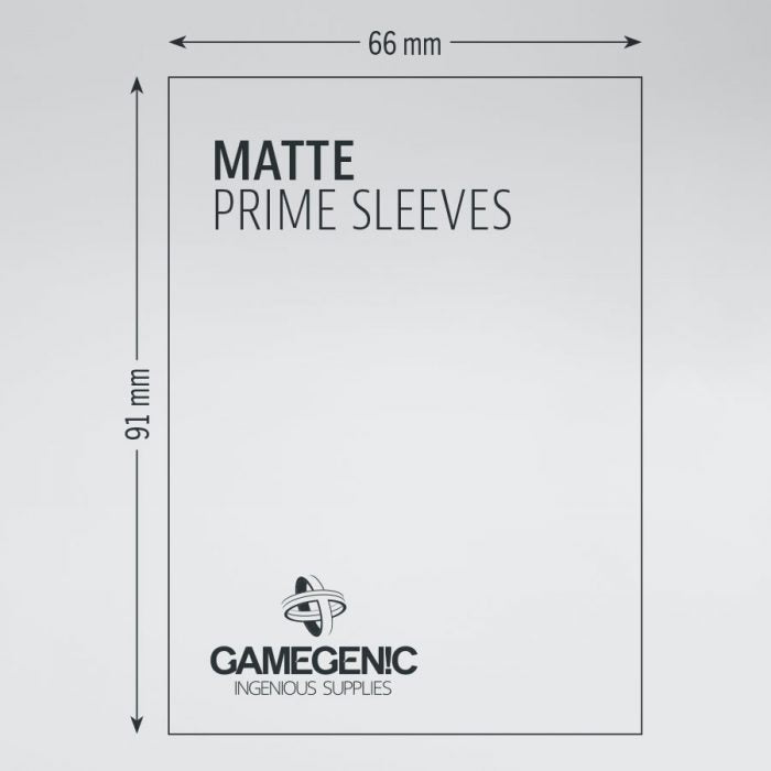 GameGenic Matte Prime Card Sleeves: Purple