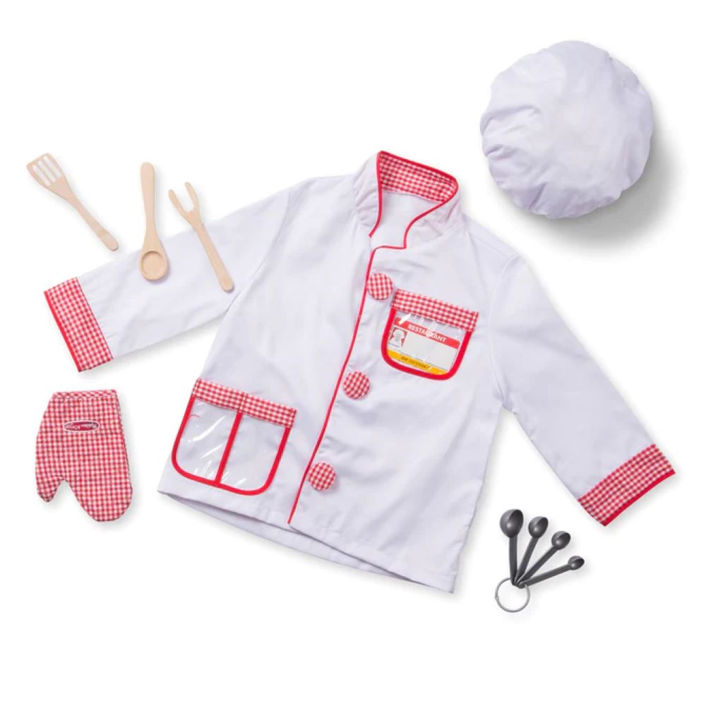 Chef Role Play Dress-up Costume Set