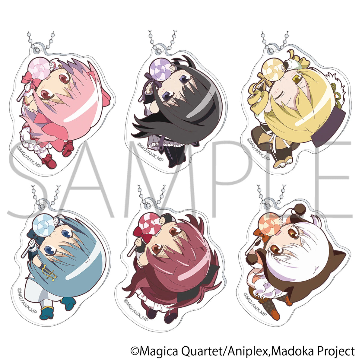 Puella Magi Madoka Magica Capri Acrylic Keychain Collection Blind Bag