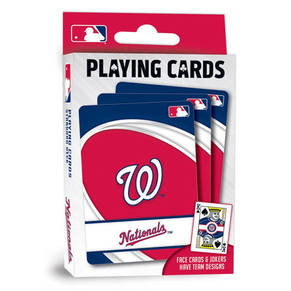 Washington Nationals Playing Cards - 54 Card Deck