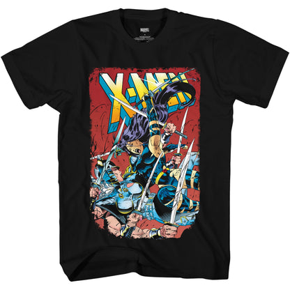 Marvel Comics X-Men Sword Showdown: Psylocke vs Spiral Adult T-Shirt