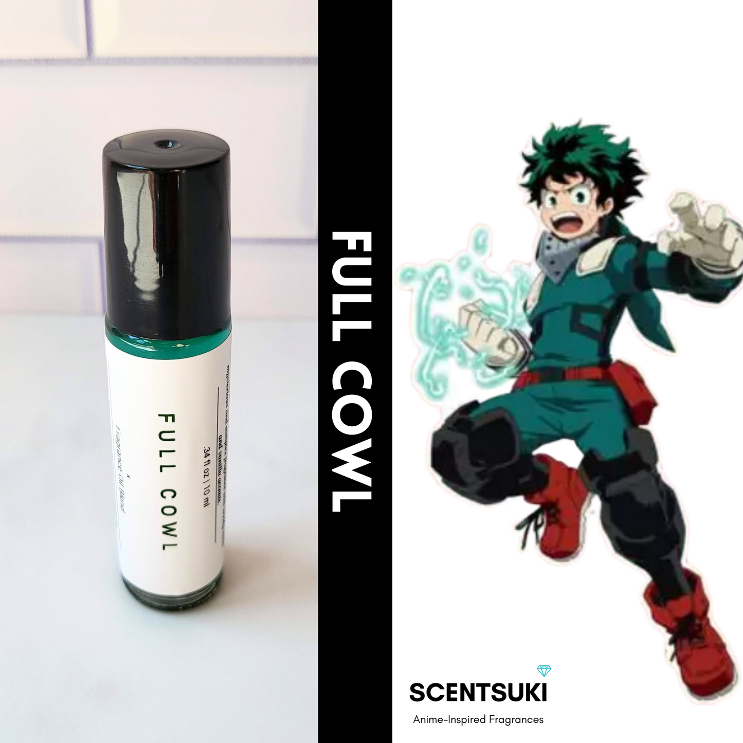 My Hero Academia Anime Inspired Fragrance- Deku