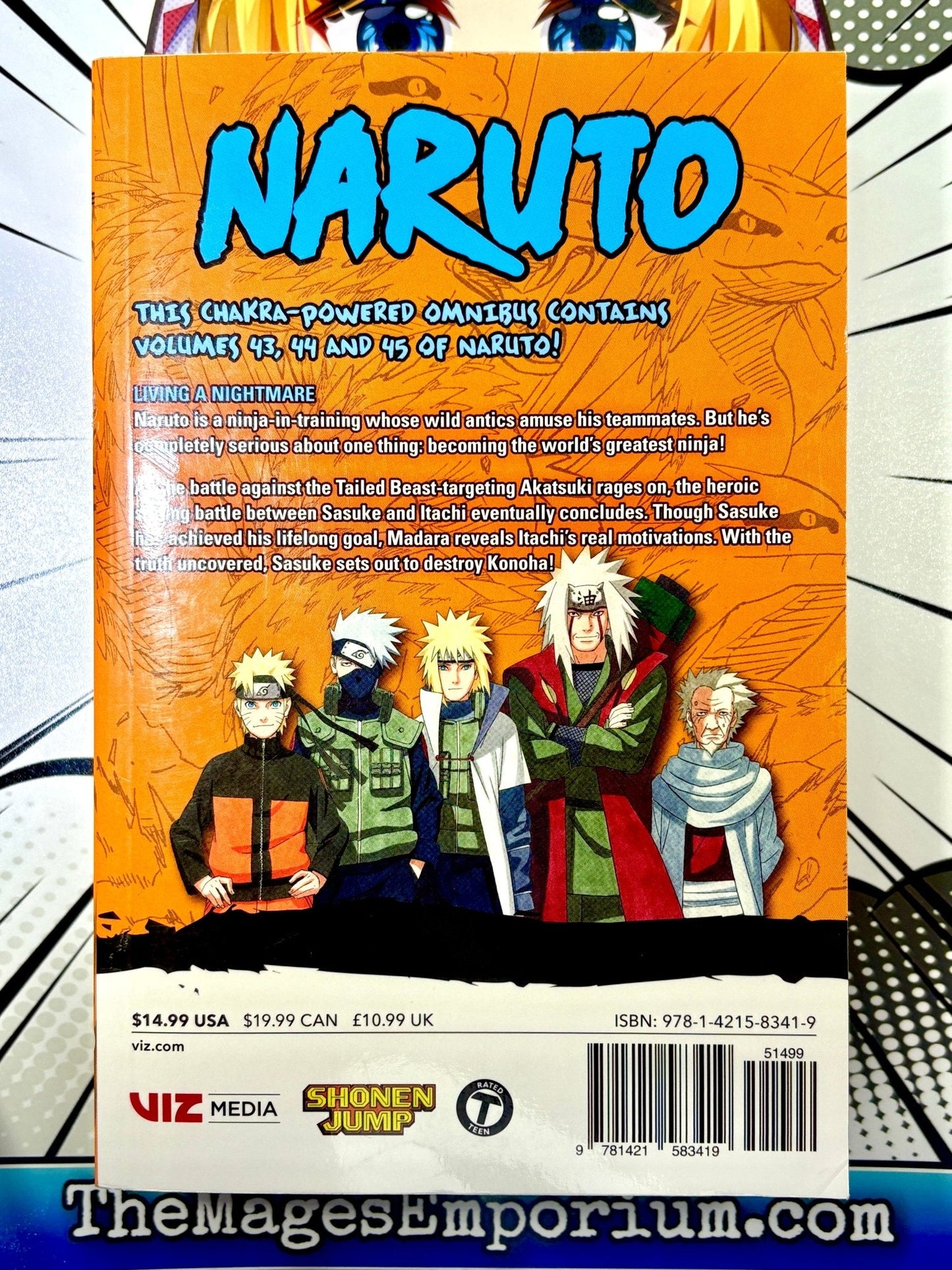 Naruto Vol 43-45 Omnibus