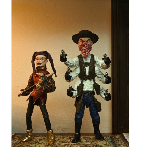 NECA Puppet Masters Ultimate Six-Shooter & Jester 7-Inch Scale 2 Pack Action Figure