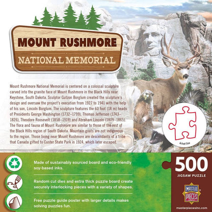 Mount Rushmore National Memorial 500 Piece Jigsaw Puzzle