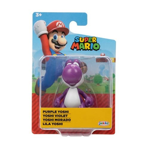 Nintendo Super Mario 2 1/2-Inch Mini-Figure - Purple Yoshi