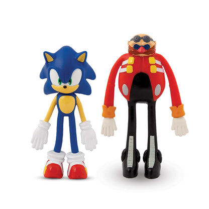 Bend-Ems Sonic Vs. Dr. Eggman Pair