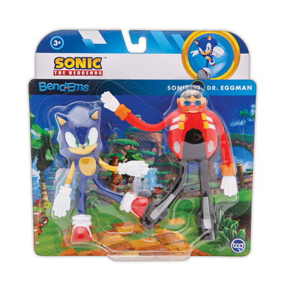 Bend-Ems Sonic Vs. Dr. Eggman Pair