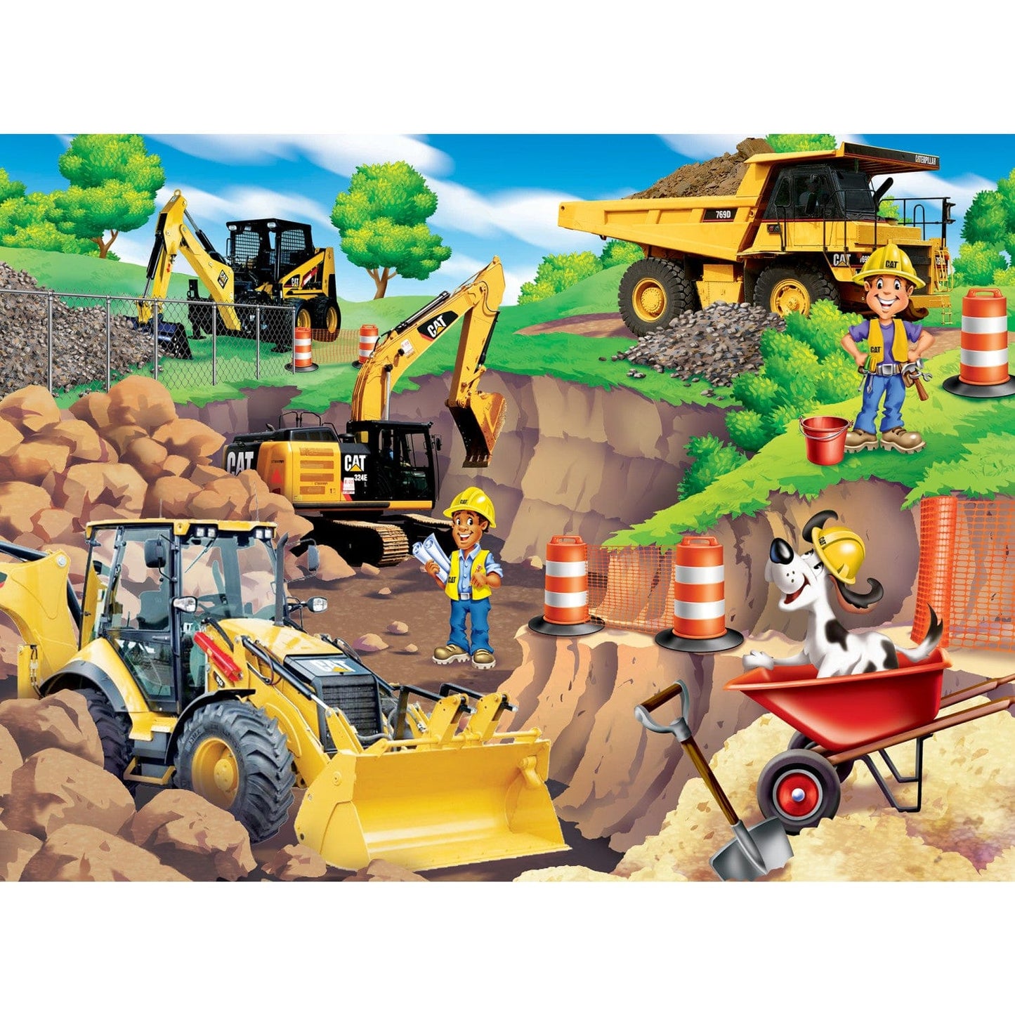 CAT Day at the Quarry 60 Piece Jigsaw Puzzle Super Anime Store CAT Day at the Quarry 60 Piece Jigsaw Puzzle Super Anime Store