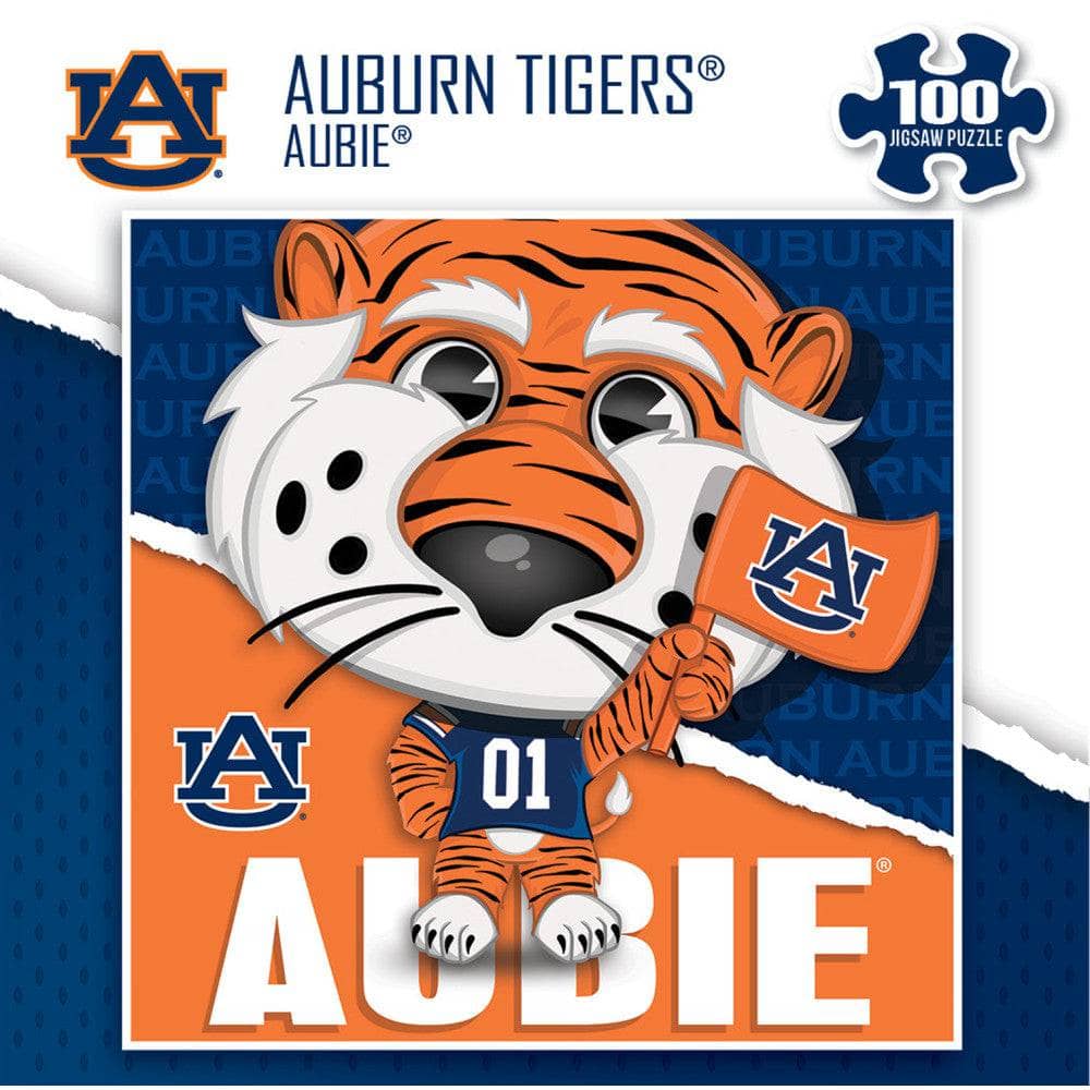 Auburn Tigers - NCAA Mascot 100 Piece Jigsaw Puzzle