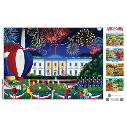 Americana - White House Fireworks 500 Piece EZ Grip Jigsaw Puzzle