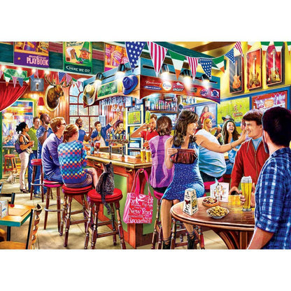 Drive-Ins, Diners & Dives - Duffy's Sports & Suds 500 Piece Jigsaw Puzzle