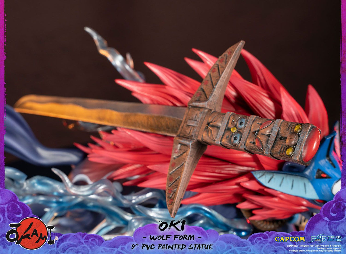 Okami – Oki Wolf Form Figure | First 4 Figures | Capcom Gaming Collectible