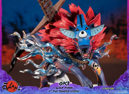 Okami – Oki Wolf Form Figure | First 4 Figures | Capcom Gaming Collectible