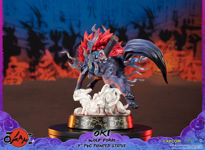 Okami – Oki Wolf Form Figure | First 4 Figures | Capcom Gaming Collectible