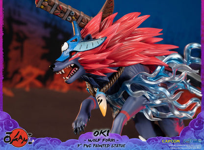 Okami – Oki Wolf Form Figure | First 4 Figures | Capcom Gaming Collectible