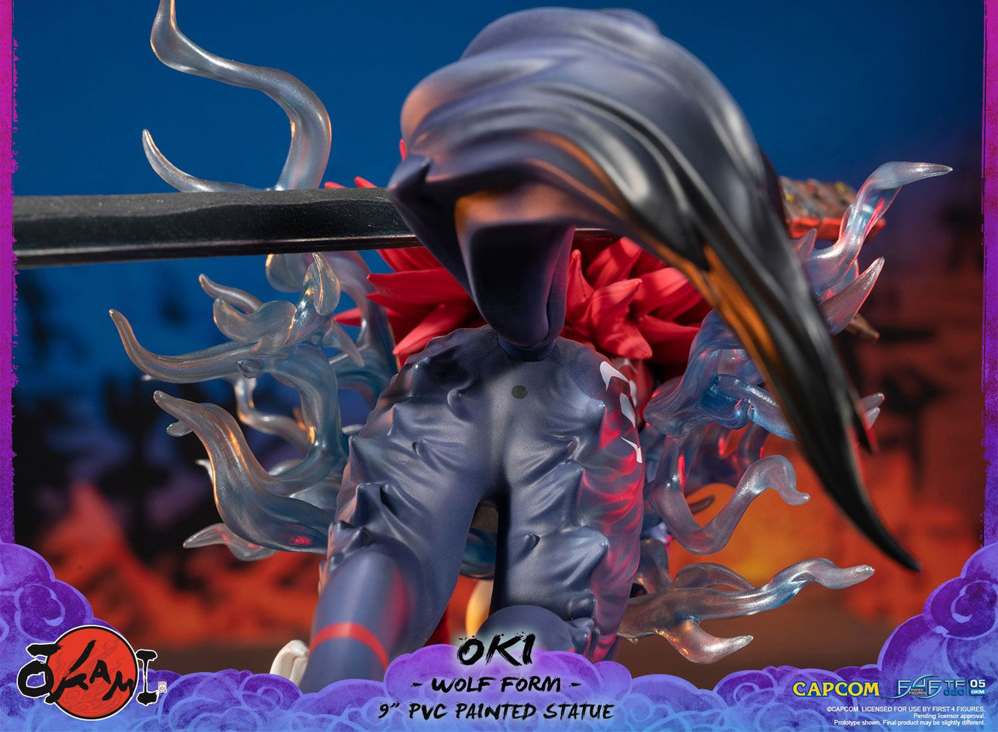 Okami – Oki Wolf Form Figure | First 4 Figures | Capcom Gaming Collectible