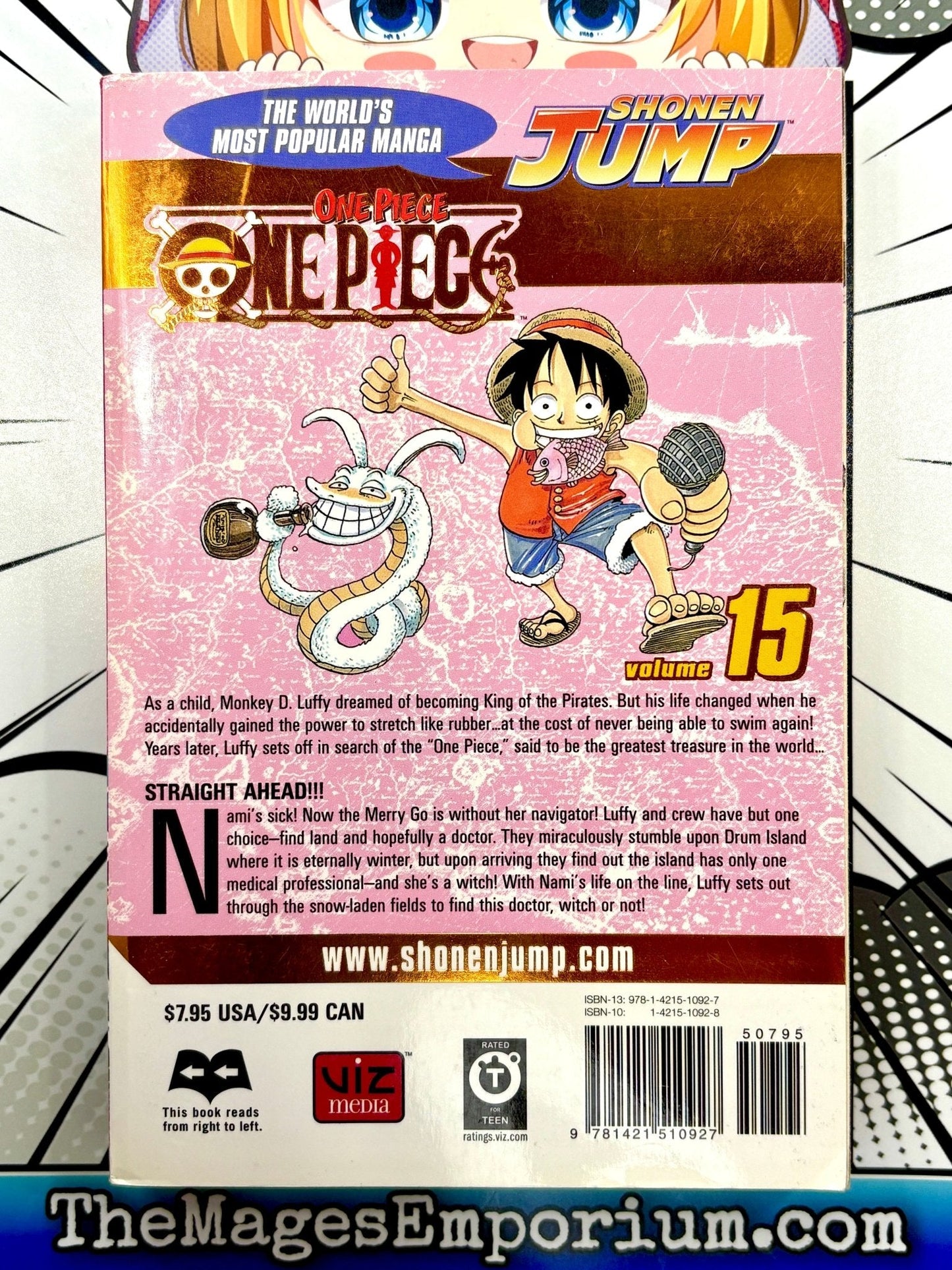 One Piece Vol 15 Gold Foil