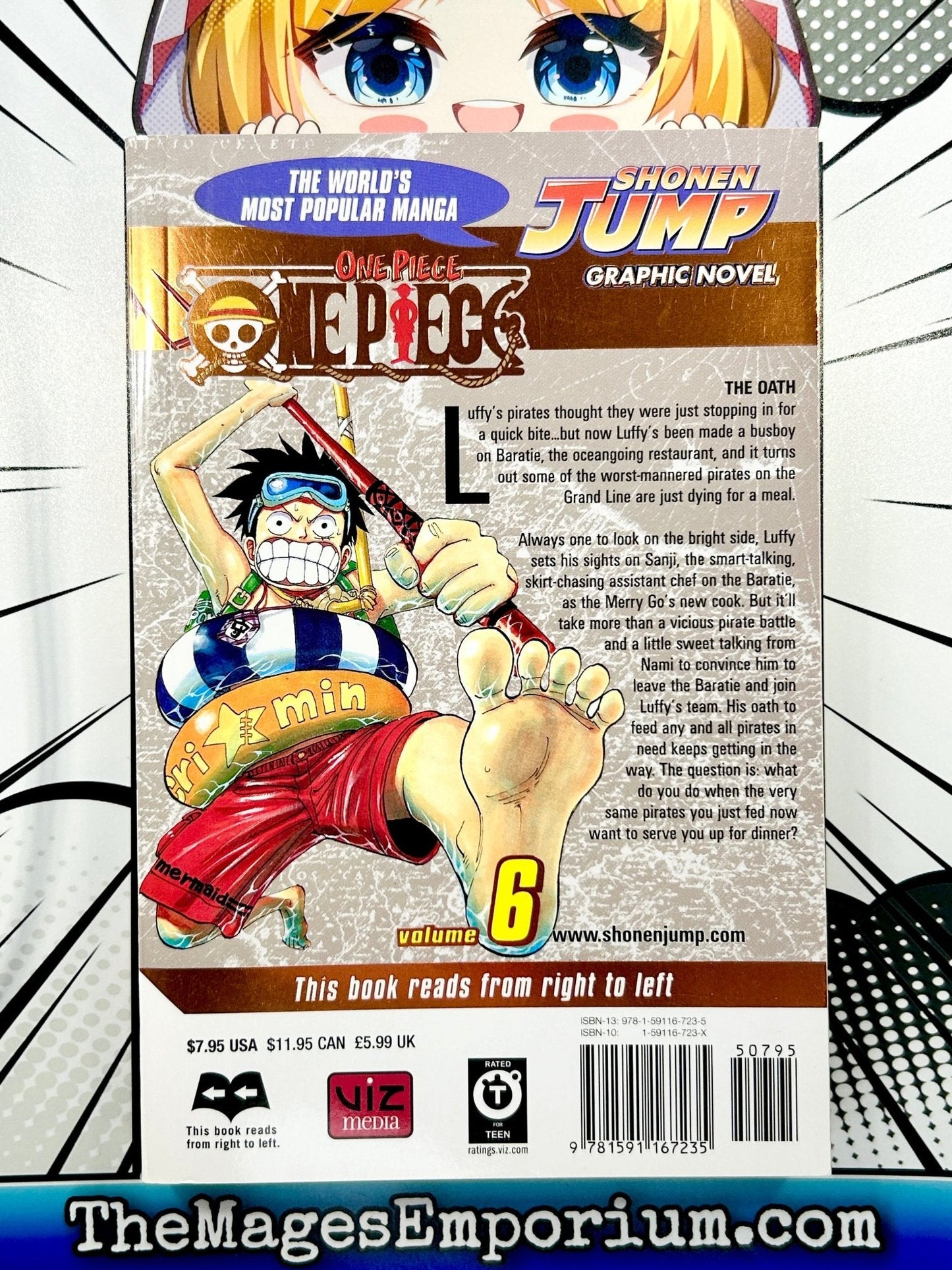 One Piece Vol 6 Gold Foil