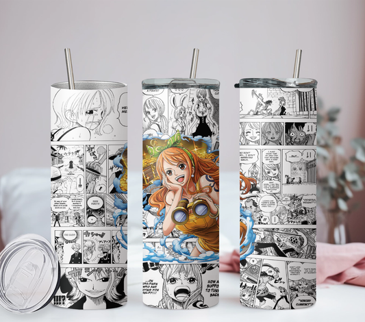 One Piece Nami 20oz Tumbler with Lid (T94)