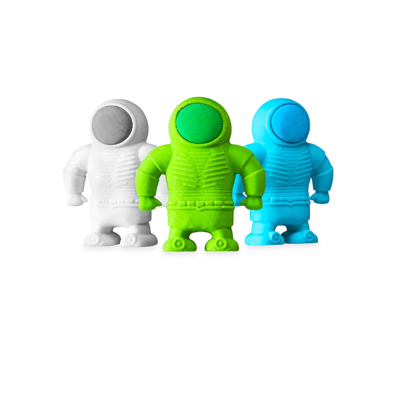 Astronaut Erasers Set of 3