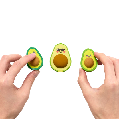 Avocado Love Erasers & Sharpener