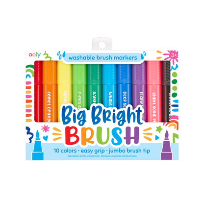 Big Bright Brush Markers Set of 10