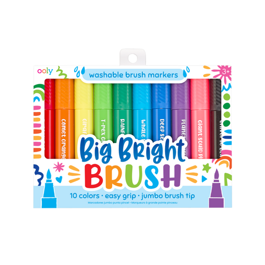 Big Bright Brush Markers Set of 10