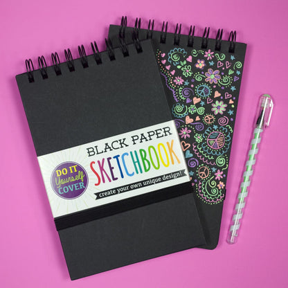 Black DIY Cover Sketchbook - Small