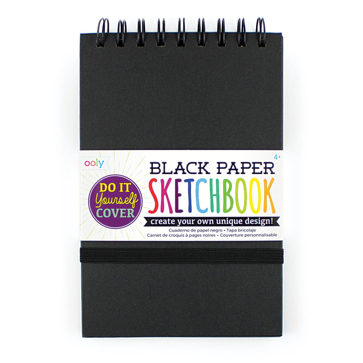 Black DIY Cover Sketchbook - Small