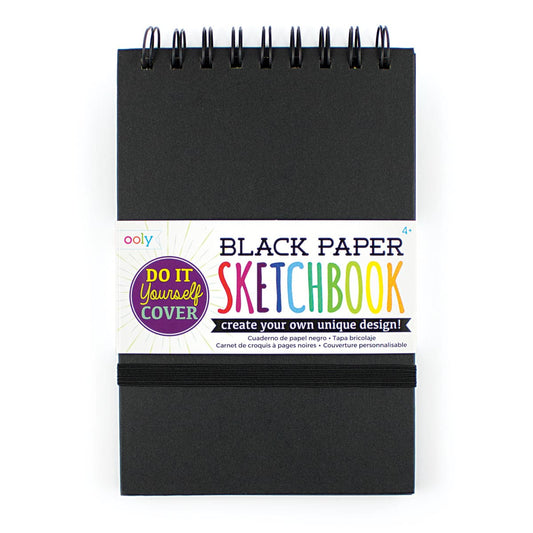 Black DIY Cover Sketchbook - Small