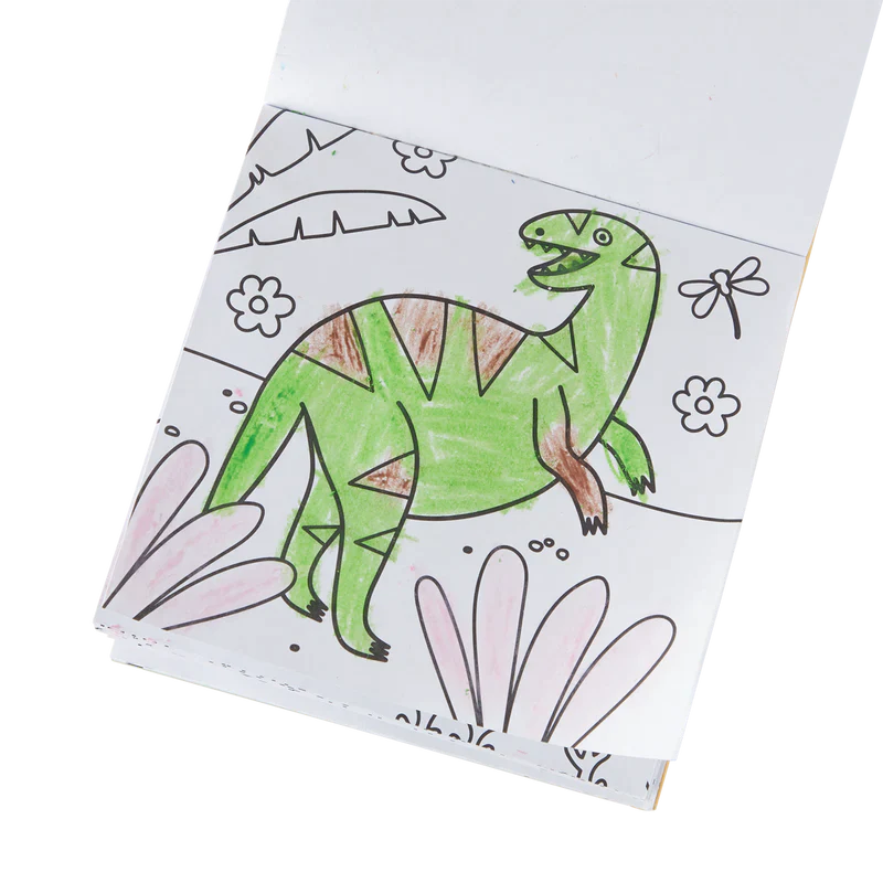 Carry Along Crayon & Coloring Book Kit - Dinoland