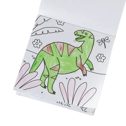 Carry Along Crayon & Coloring Book Kit - Dinoland