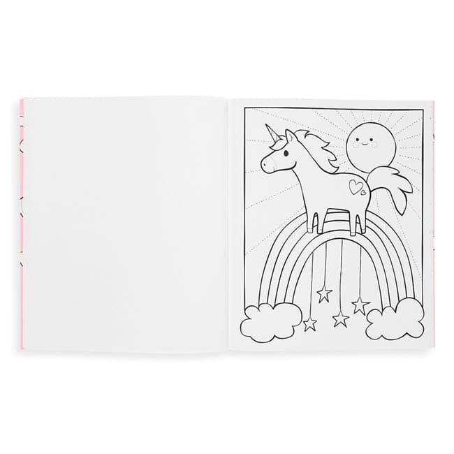 Color In Book - Enchanting Unicorns
