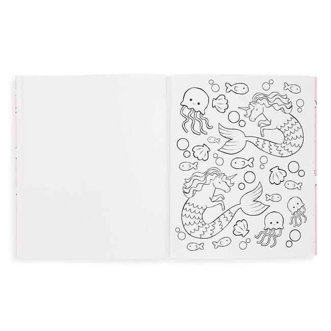 Color In Book - Enchanting Unicorns