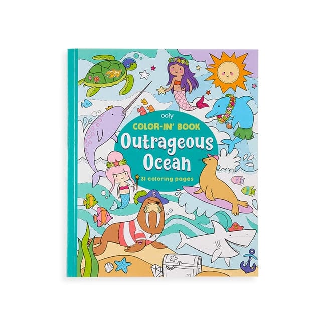 Color In Book - Outrageous Ocean