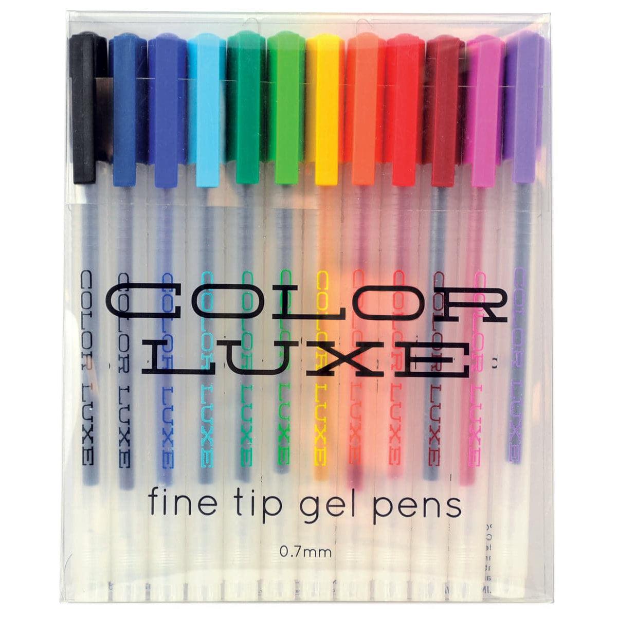 Color Luxe Colored Gel Pens - Set of 12