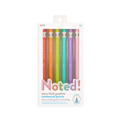 Noted! Graphite Mechanical Pencils - Set Of Six